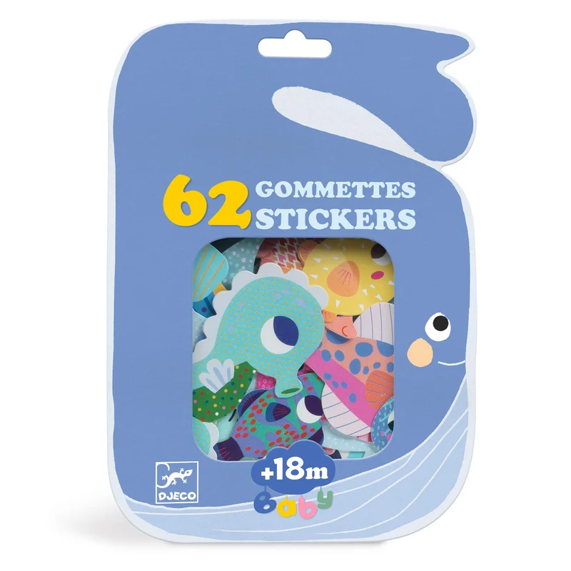 Pegatinas Animales del Mar · DJECO