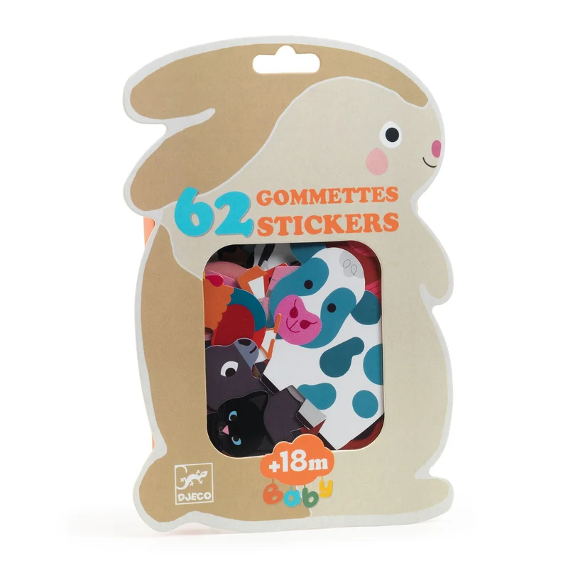 Pegatinas Animales de la granja · DJECO