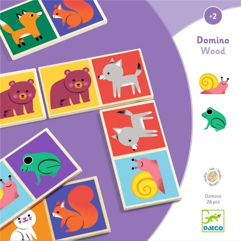 Juego educativo Dominó Wood · DJECO