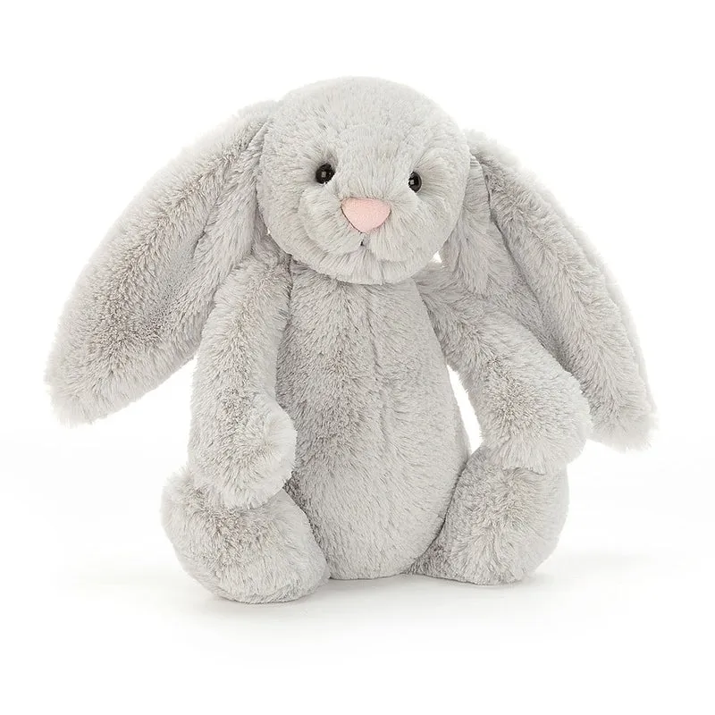 Bashful Silver Bunny Medium · Jellycat