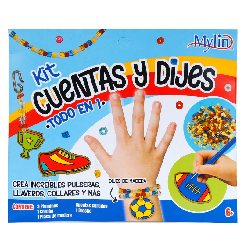 Art.11775 Kit Cuentas Y Dijes Para Pintar