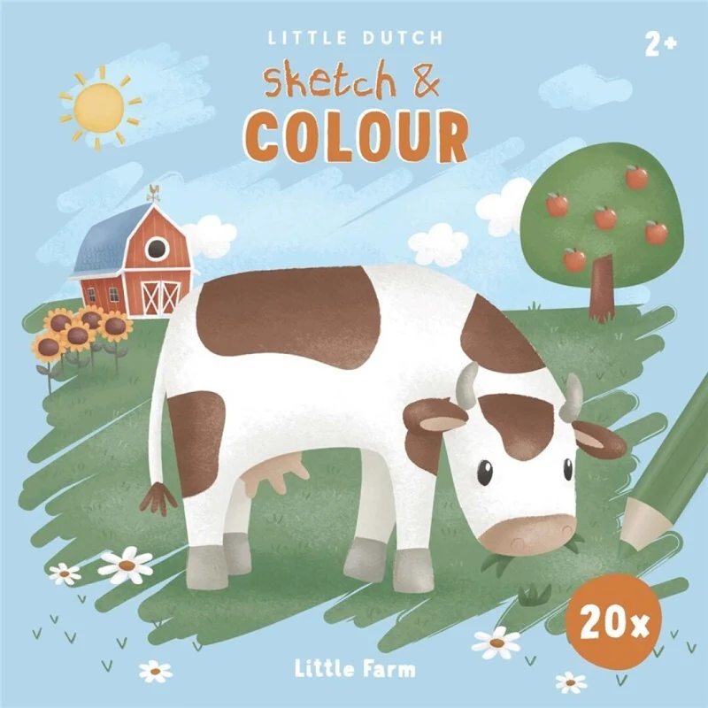 Libro colorear Pequeña Granja · Little Dutch