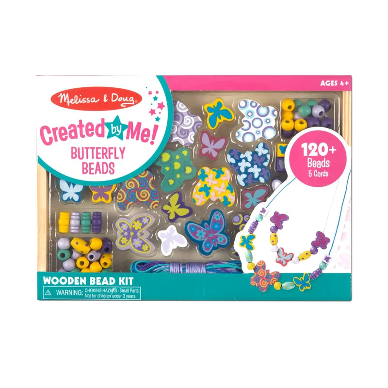 Cuentas de Madera Mariposas · Melissa & Doug
