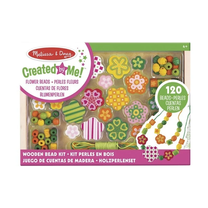 Cuentas de Madera Flores · Melissa & Doug