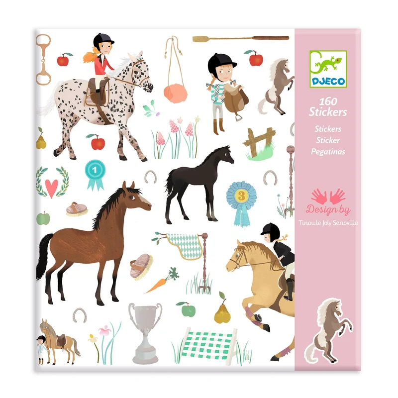 Pegatinas Caballos · Djeco