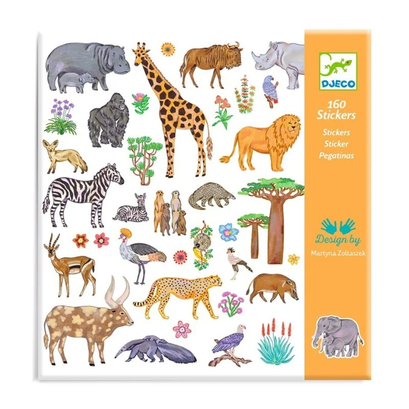 Pegatinas Kenia · Djeco