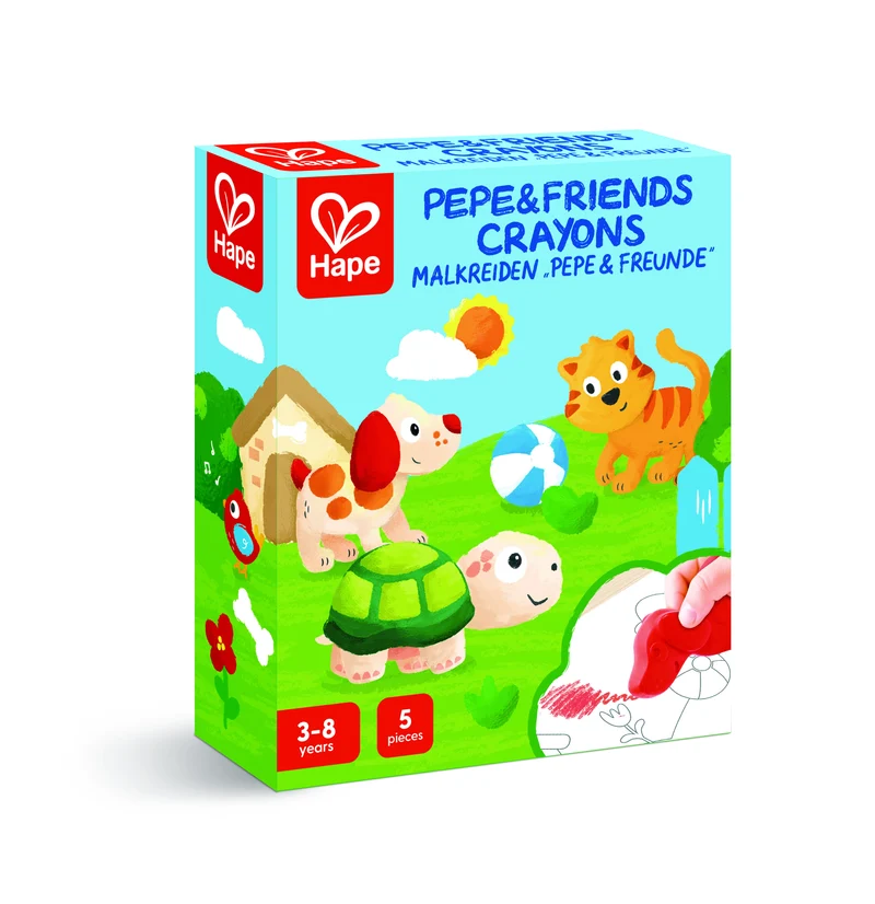 Pinturas de colores Pepe & Friends · Hape