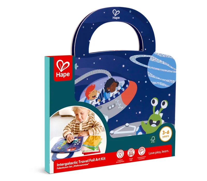 Maletín Pegatinas Galactic · Hape