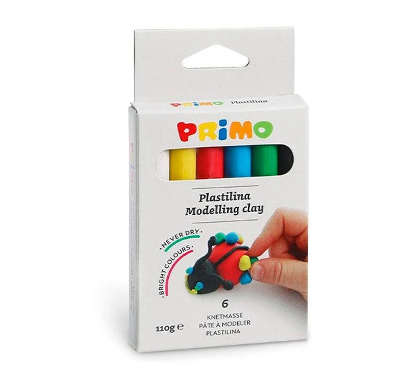 Pack 6 barritas de plastilina mini