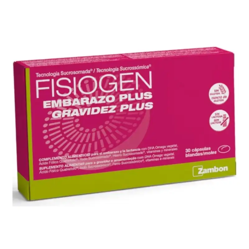 Fisiogen Embarazo Plus, 30 cápsulas blandas