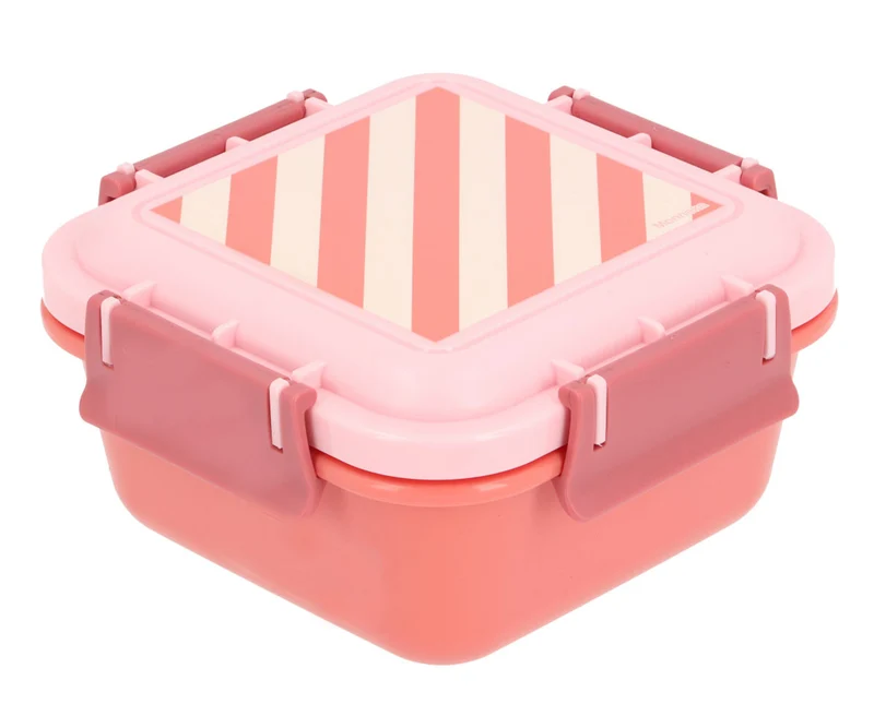 Caja Almuerzo Grande Stripes Bloom & Blush