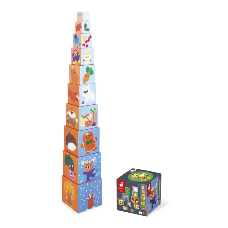 Piramide cuadrada Las 4 Estaciones · Janod