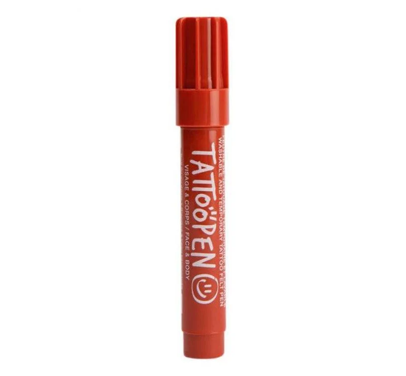 Tattoopen Rotulador para dibujar en la piel Marrón