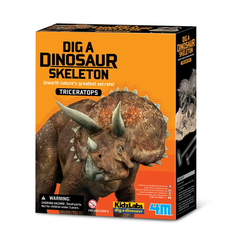 Kidz Labs Kit Geológico de un Triceratops · 4M