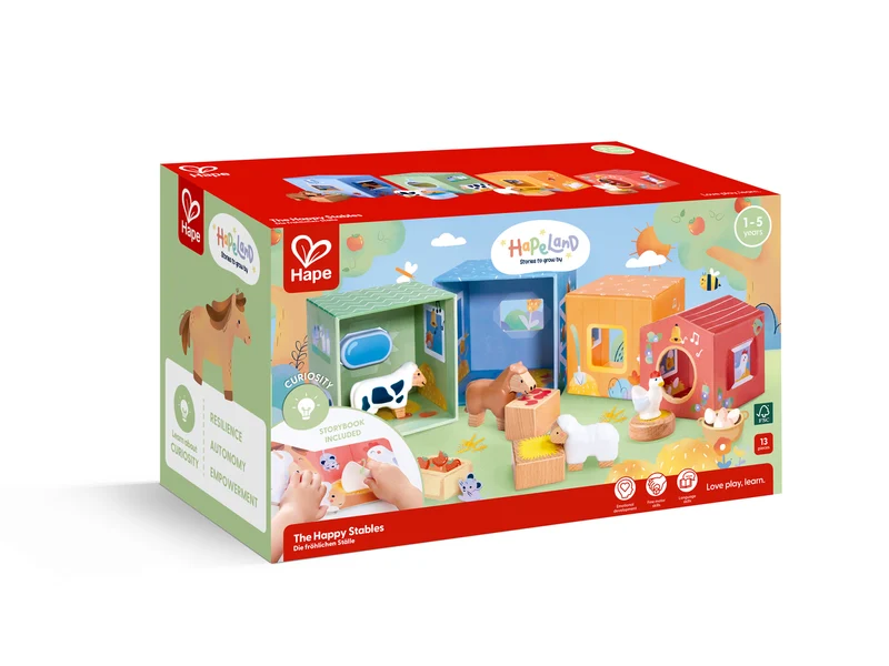 El establo feliz · Hape