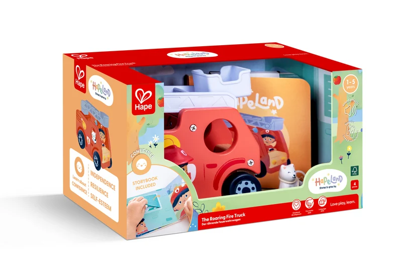 Camión de bomberos sonoro · Hape