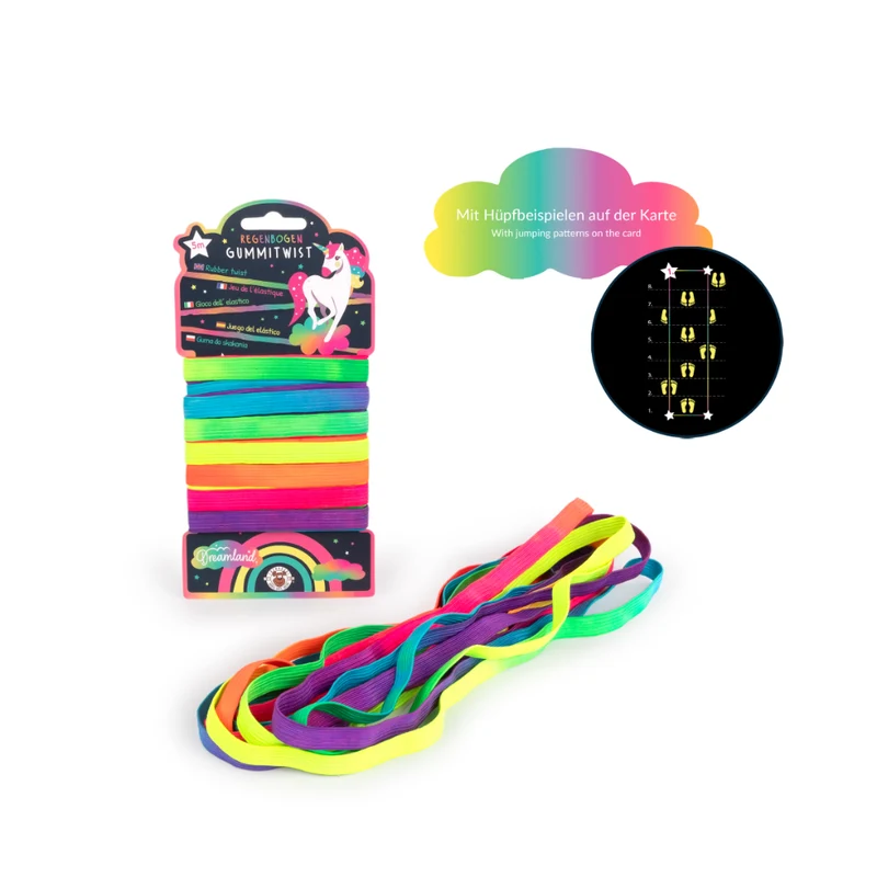 Dreamland goma saltar arcoiris · Moses