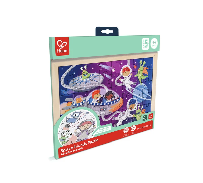 Puzzle amigos del espacio · Hape