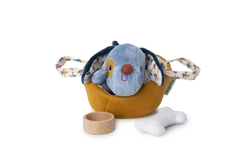 Jules el perro y su cesta · Lilliputiens