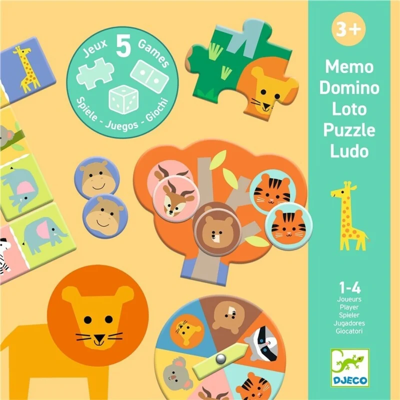 Juego educativo Animales salvajes · DJECO