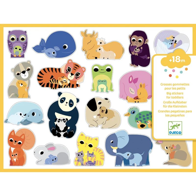 Pegatinas Mums and Babies · Djeco