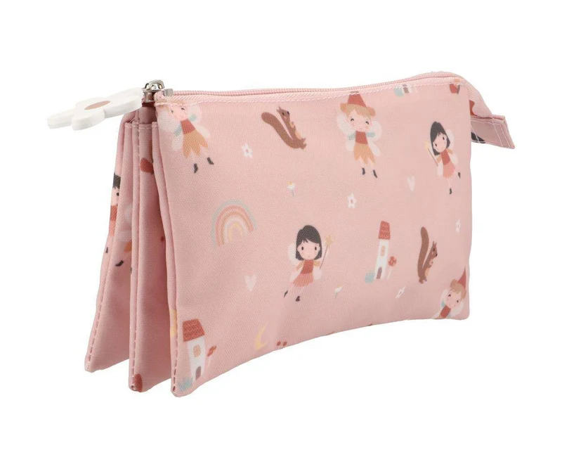 Estuche escolar 3 compartimentos Wild Fairies