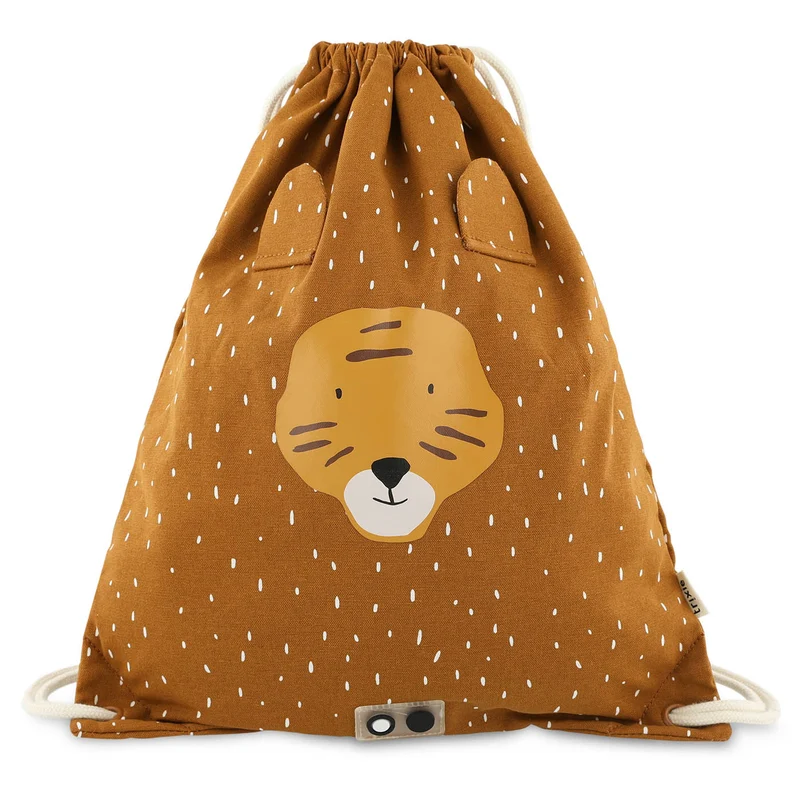 Mochila Saquito de Tela Tigre · Trixie