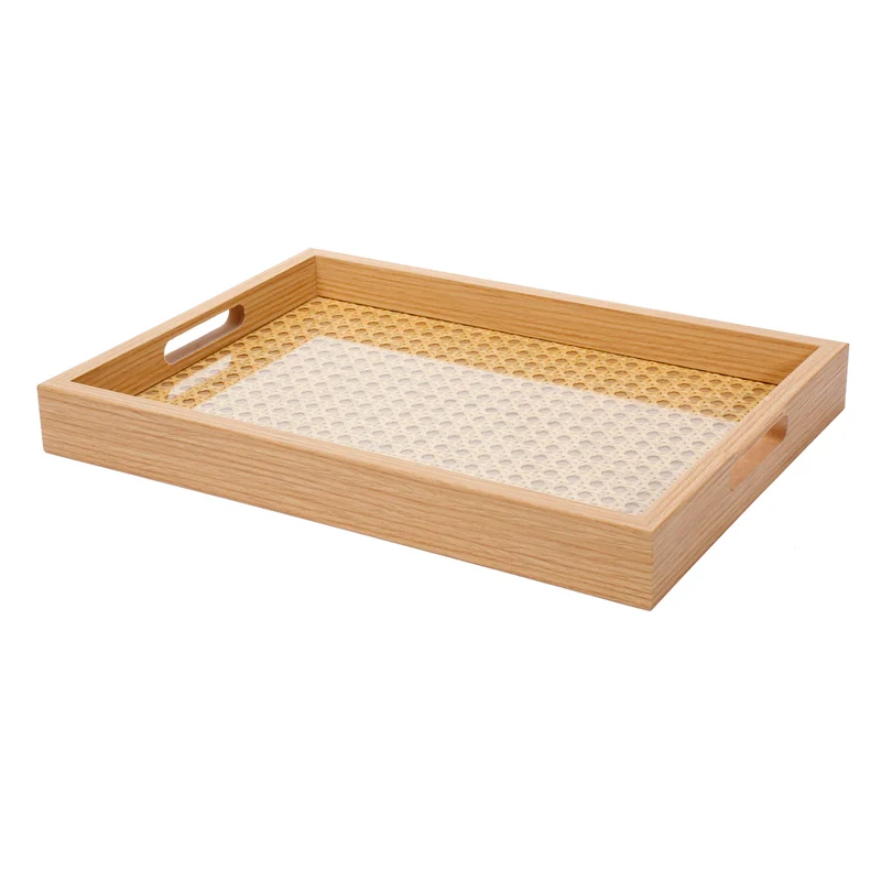 Art.12436 Charola Decorativa 4x32x21.5cm 1pz