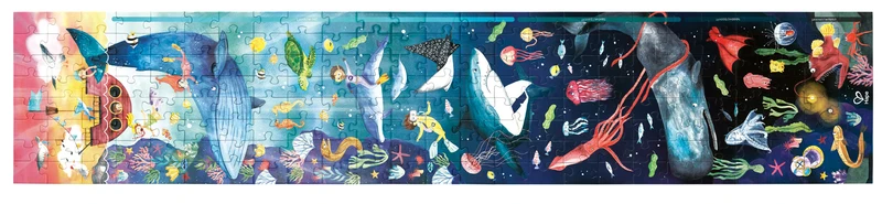 Puzzle Vida Marina 1,5 metros · Hape