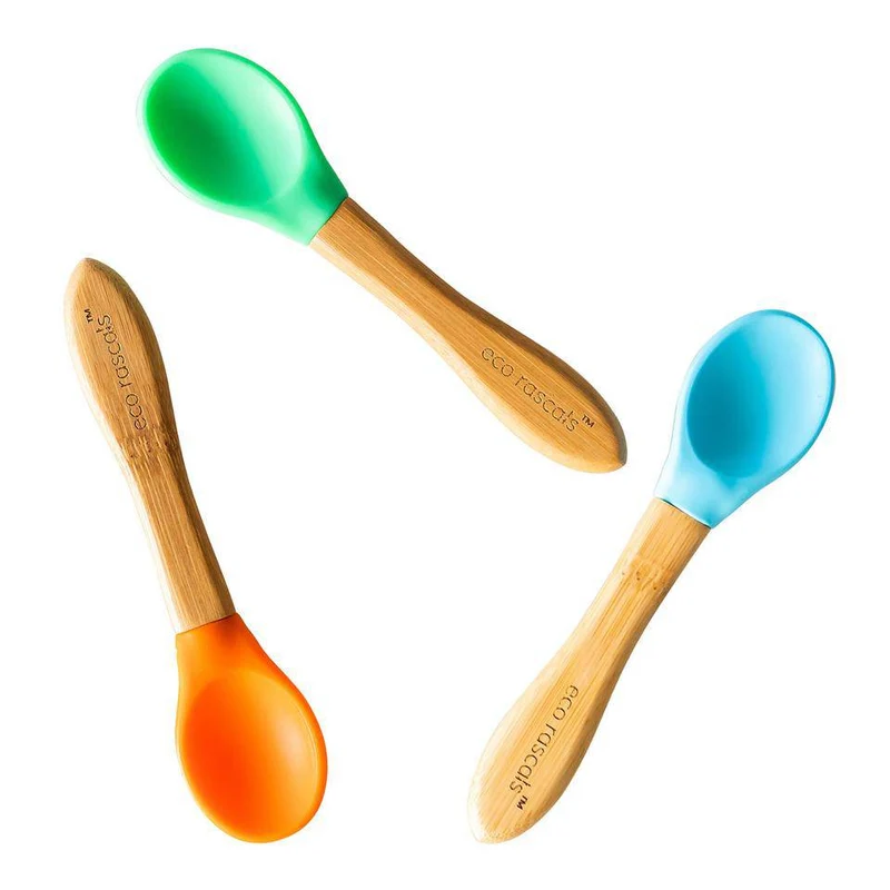 Cucharas 3 ud Azul-Verde-Naranja