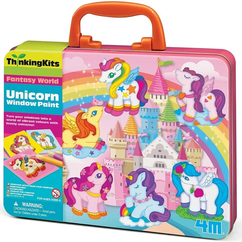 Arte para ventanas Unicornios · 4M