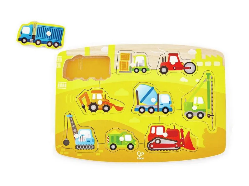 Puzzle Encajable Infantil Construcción · Hape