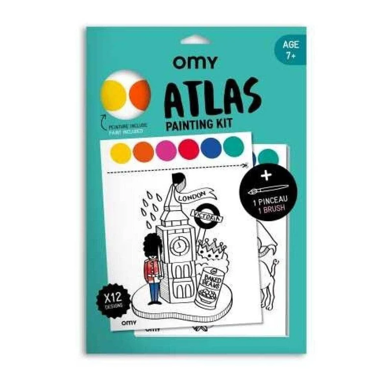 Kit OMY de pinturas Atlas