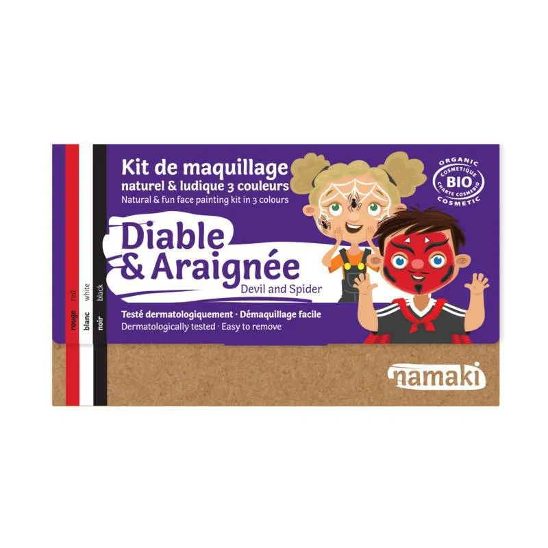 Kit maquillaje diablo y araña · Namaki