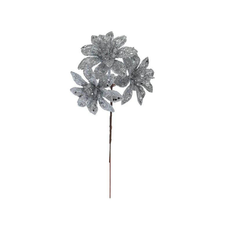 Art.12987 Pick Flor x3 Diamantada 18cm 1pz