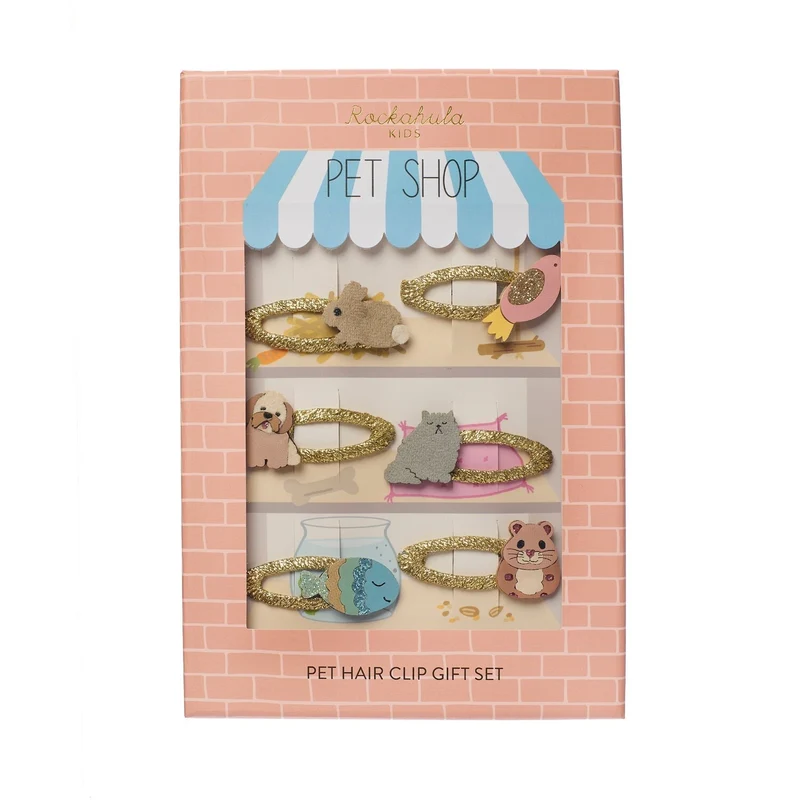 Clips Pelo en caja regalo · Pet Shop