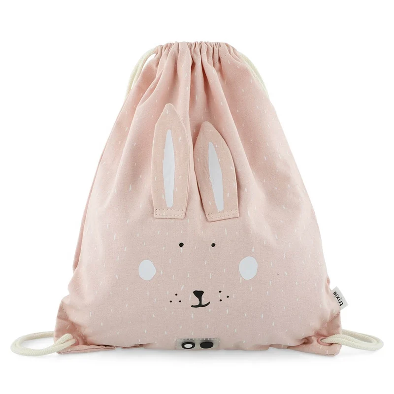 Mochila Saquito de Tela Mrs. Rabbit · Trixie