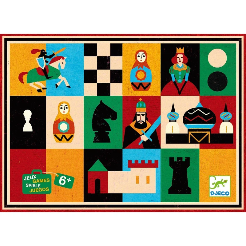 Juego Ajedrez y Damas · DJECO
