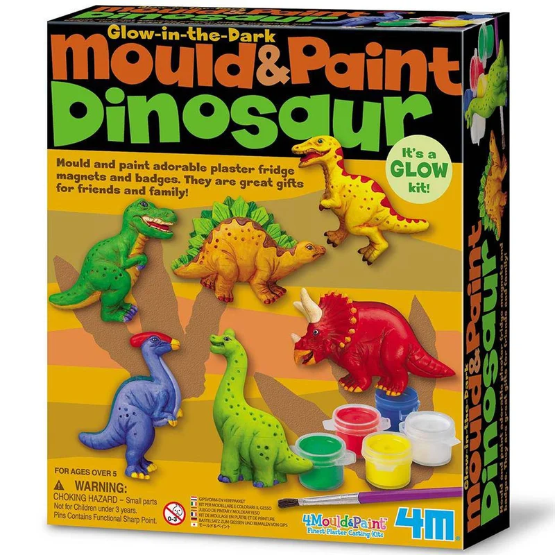 Moldea y Pinta Dinosaurios · 4M