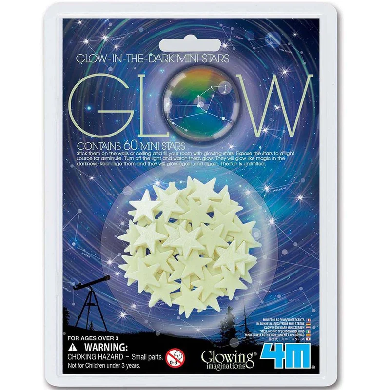 Mini Estrellas Brillantes en la Oscuridad · 4M