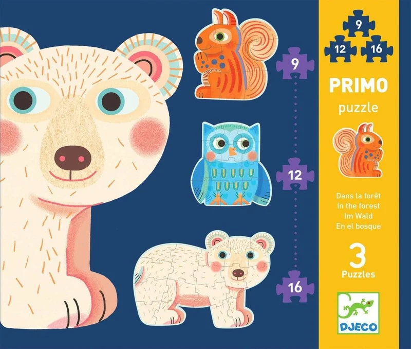 Puzzle Evolutivo en el Bosque · DJECO
