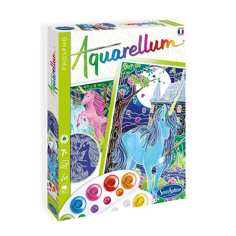 Aquarellum Fluorescente Unicornios