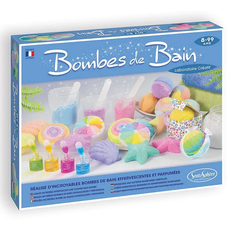 Laboratorio de bombas de baño