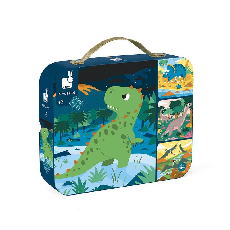 Set 4 Puzzles Evolutivos - Dinosaurio · Janod