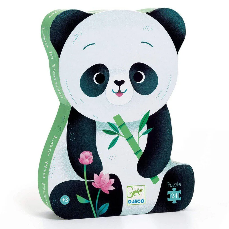 Puzzle Silueta · Leo el Panda