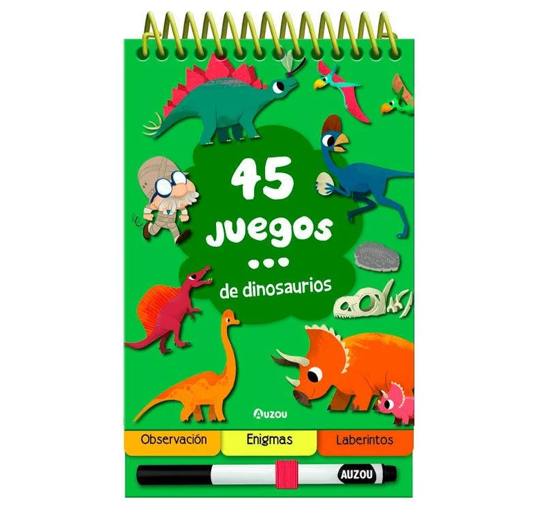 45 Juegos pasatiempos Dinosaurios