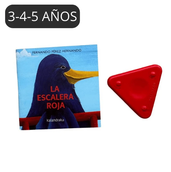 Bolsita de cumple Mini libro Kalandraka y Cera para colorear