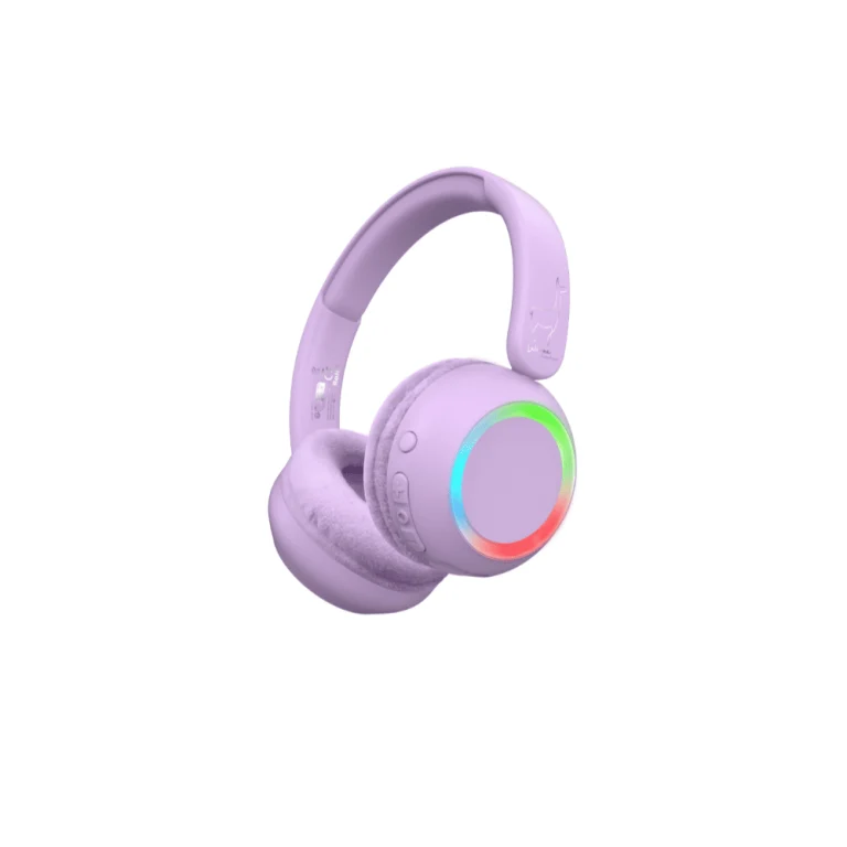 Auriculares con Luz Ambiental Violeta - LALARMAA