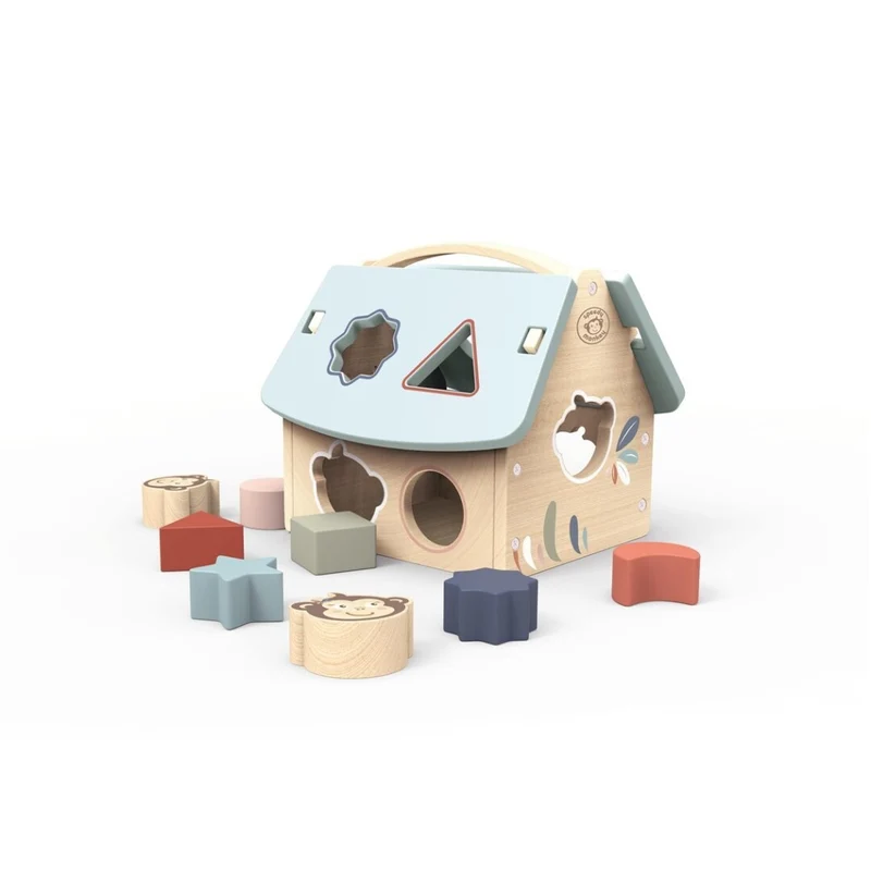 Casita clasificadora de formas - SPEEDY MONKEY