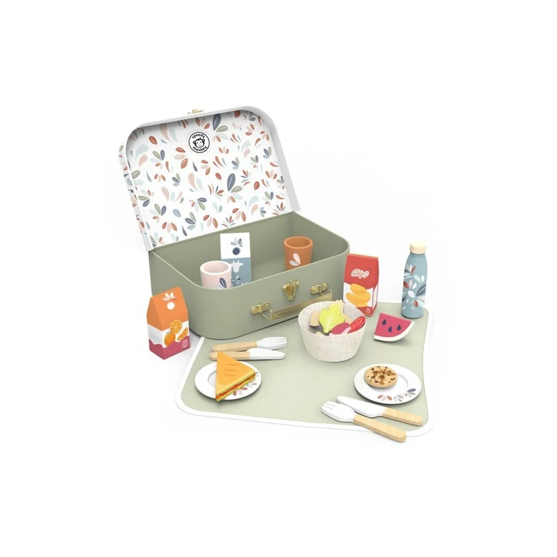 Cesta de Picnic + 20 Accesorios - SPEEDY MONKEY